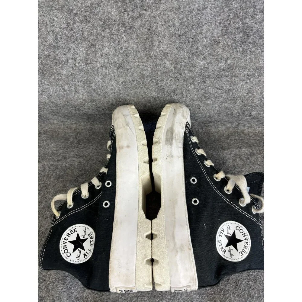 Converse‎ Chuck Taylor All Star Lugged Shoes Womens Size 8 Womens 11 Black Hi - Picture 6 of 7